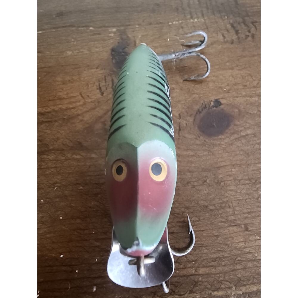 Heddon Green With Black Stripes Does Have Scratches